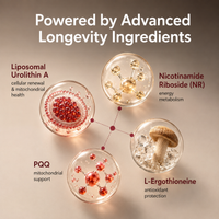 NAO Liposomal Urolithin A Gummies for Healthy Aging, Cellular Energy & Mitochondrial Support