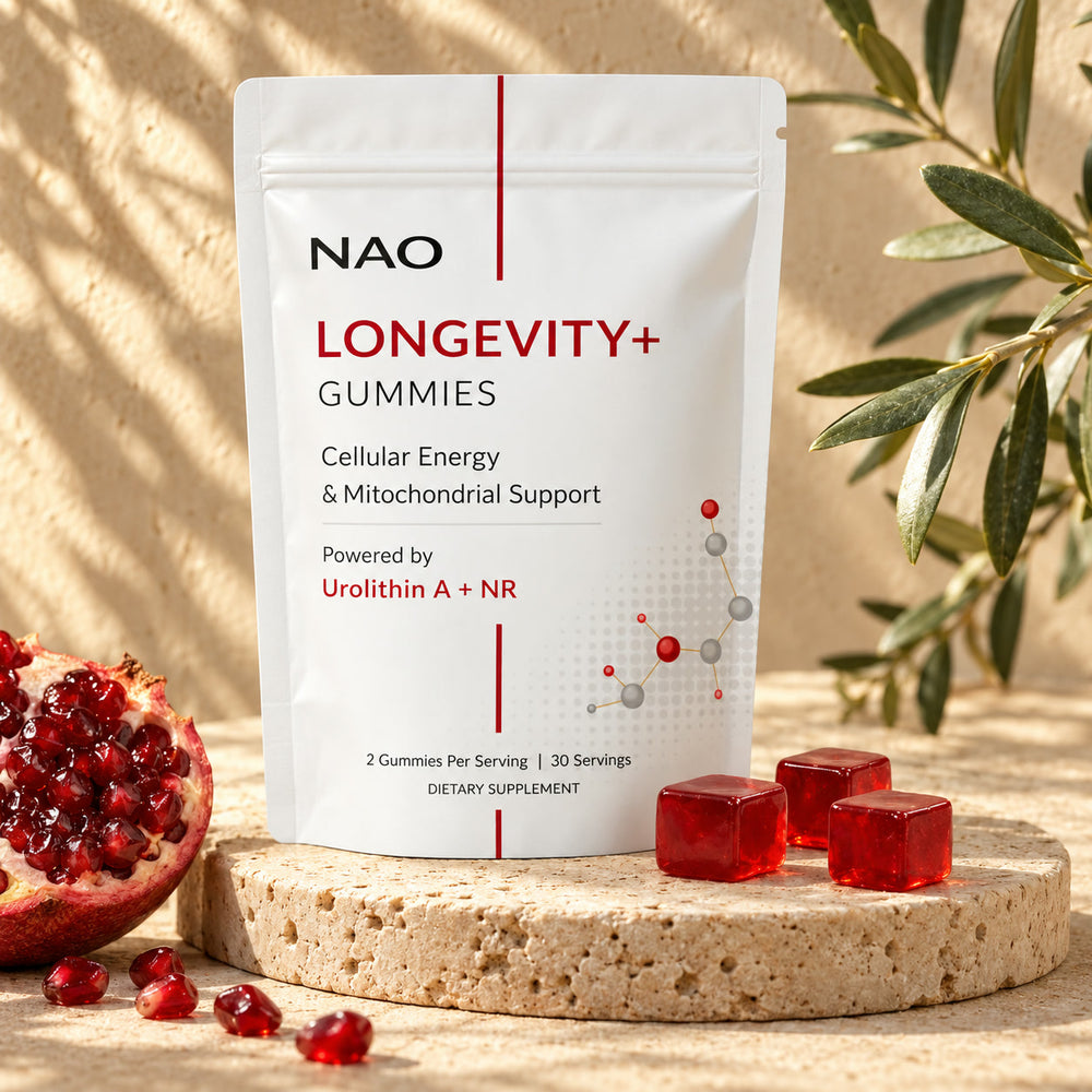 NAO Longevity Liposomal Urolithin A+NAD Booster for Anti-Age, Cellular Energy & Mitochondrial Support